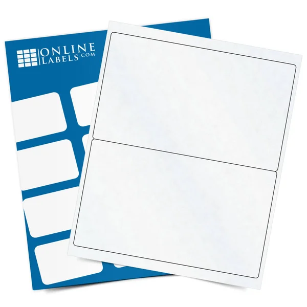 8.1x22 x 5x22 ID Labels, 100 Sheets, Clear Matte Laser
