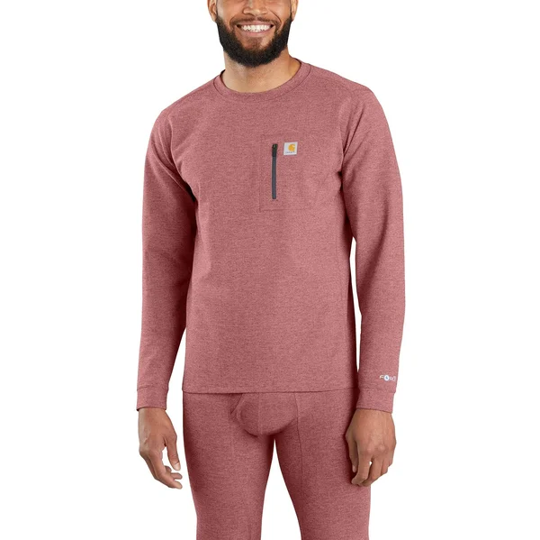 Carhartt Base Force Heavyweight Crew - Brick Red, 3XL Tall