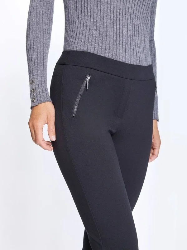 J.Mclaughlin Women's Ross Pants Black Solid - Size 14