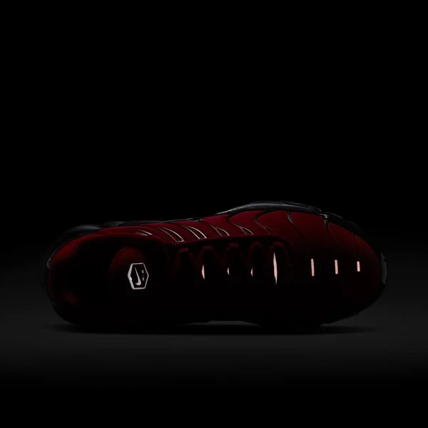 Nike Mens Air Max Plus - Running Shoes University Red/Black/White Size 07.5