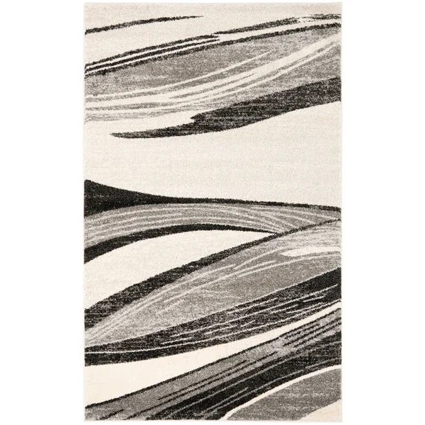 Safavieh Retro Light Grey & Ivory 2&-3x22 x 9& Rug