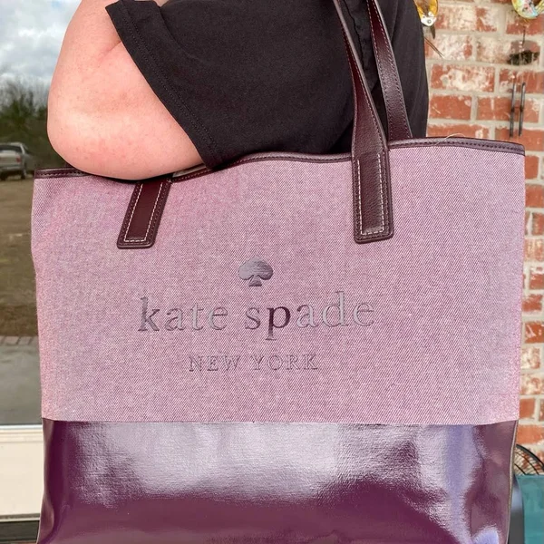 Kate Spade Bags - Kate Spade Tote, Color Purple, Size Os, Sandiskiew&s Closet