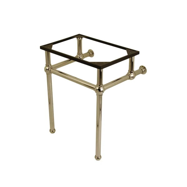 Kingston Brass VBH242030PN Templeton 24x22 x 20-3/8x22 x 30x22 Brass Console Sink Legs, Polished Nickel