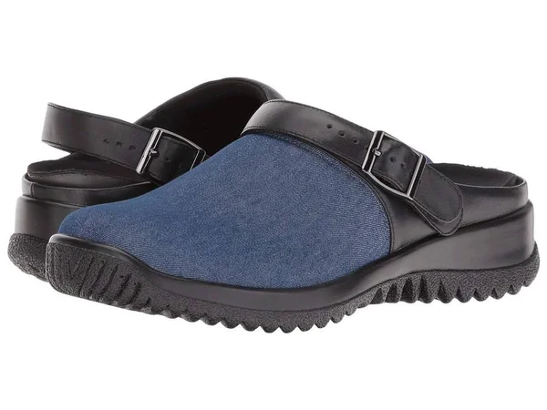 Drew Savannah - Women's Clog - Blue Denim 5 W