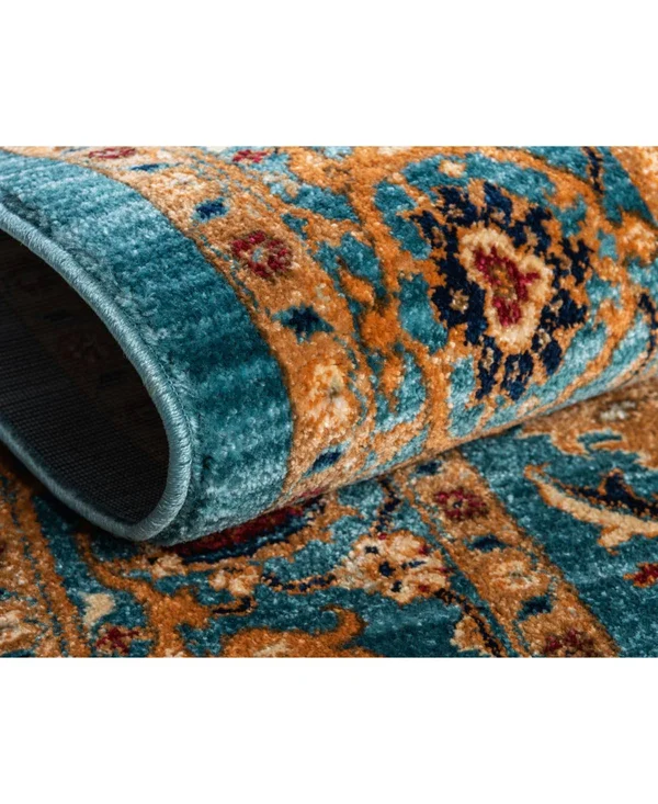 Unique Loom Alcott Dorchester Rug, Turquoise (8& 0 x 10& 0)