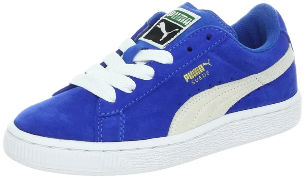 Puma Suede Sneakers JR - Snorkel Blue/White, 7