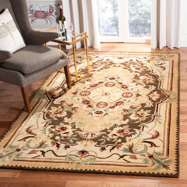 Safavieh Empire EM823B 8&3x22 x 11&0x22 Brown - Beige Area Rug