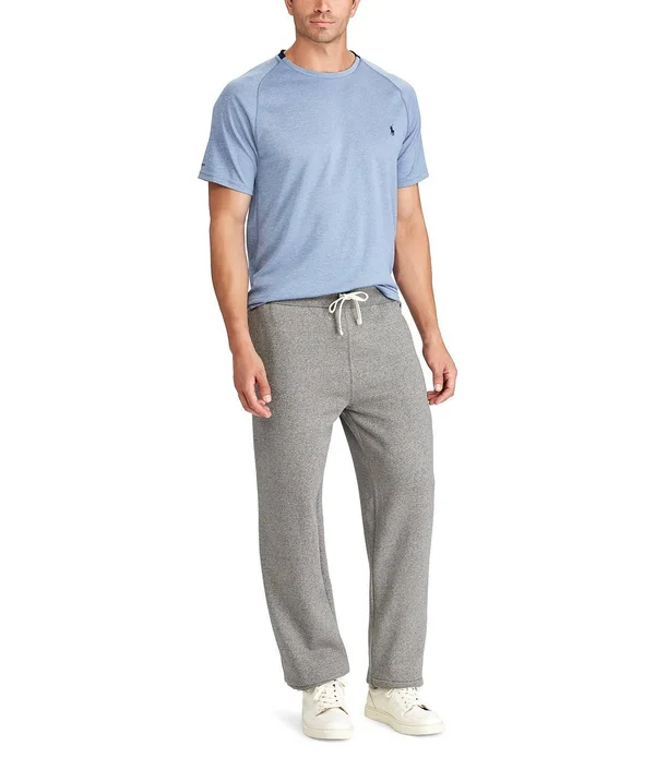 Polo Ralph Lauren Men's Big & Tall Fleece Drawstring Pants 2951378 - LT, Alaskan Heather