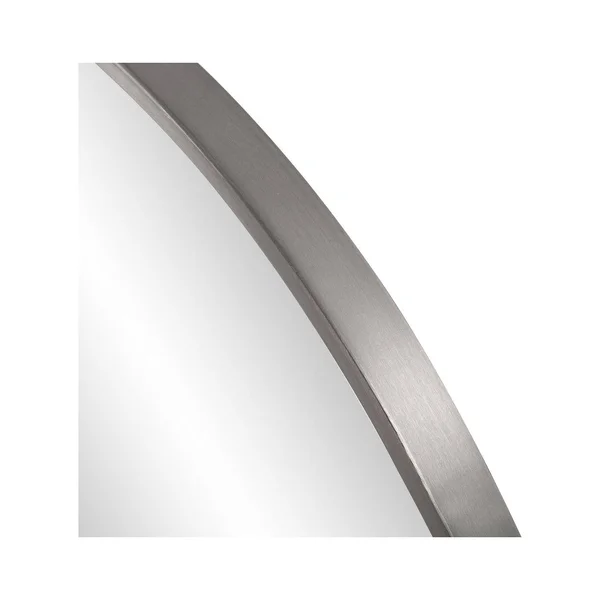 Howard Elliott Copenhagen Round Silver Mirror 94012
