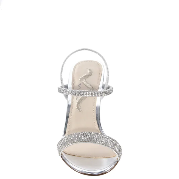 N by Nina Womens Sanchia Sandal - Silver - Size 9.5M