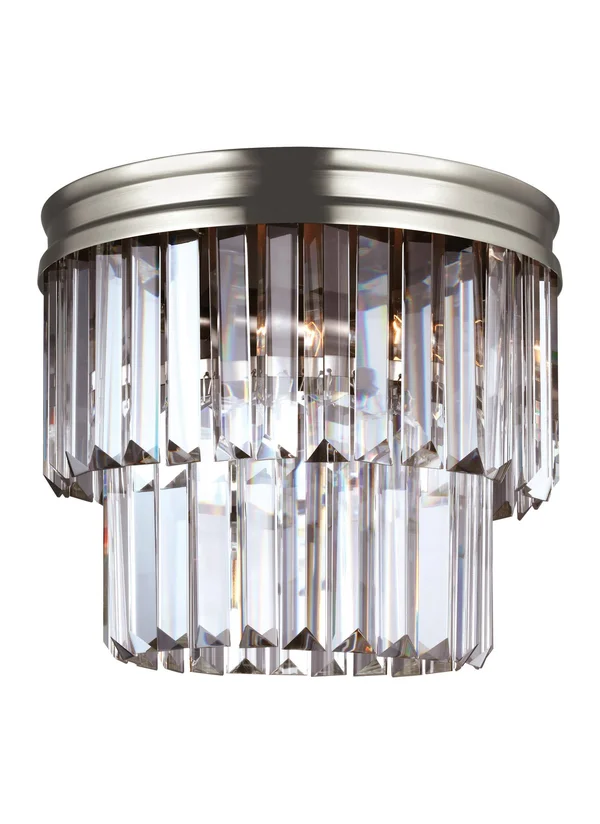 Sea Gull Lighting 7514002-965 Carondelet Flush Mount Light Antique Brushed Nickel