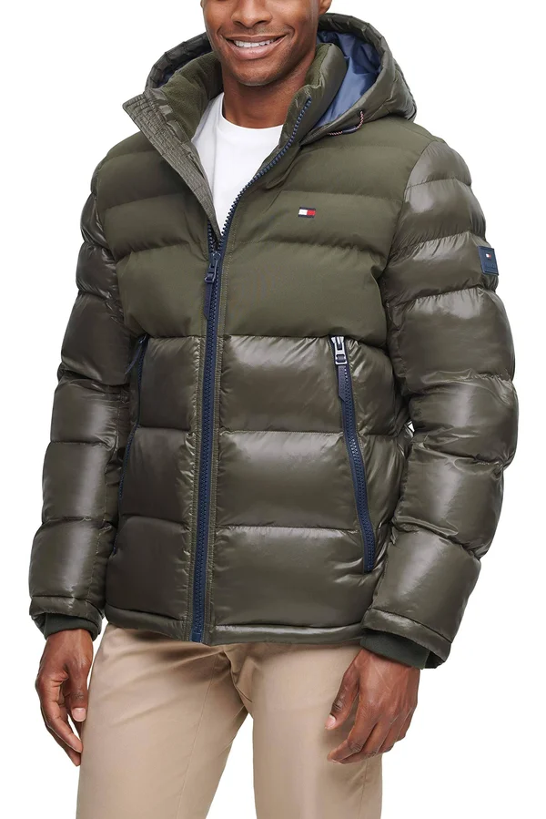 Tommy Hilfiger Men's Hooded Puffer Jacket