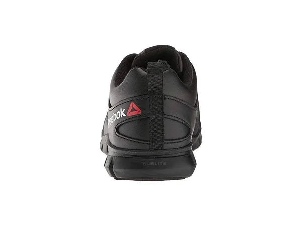 Reebok Sublite Cushion Work Leather Alloy Toe, Women's Black