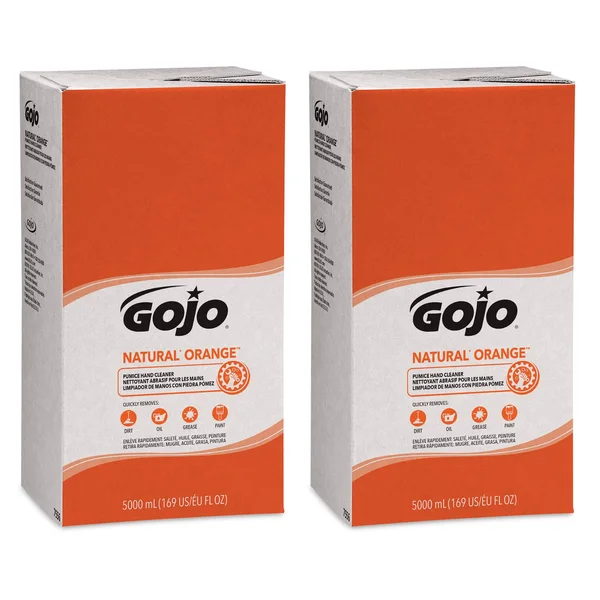 Gojo 7556 Natural Orange Pumice Hand Cleaner Refill Citrus