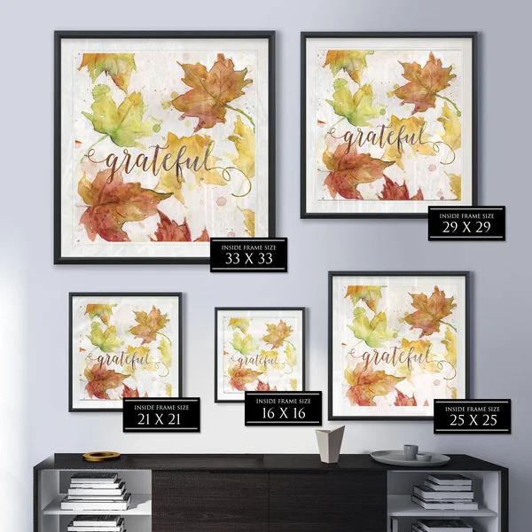 Grateful Harvest -Framed Giclee Print - 28x28