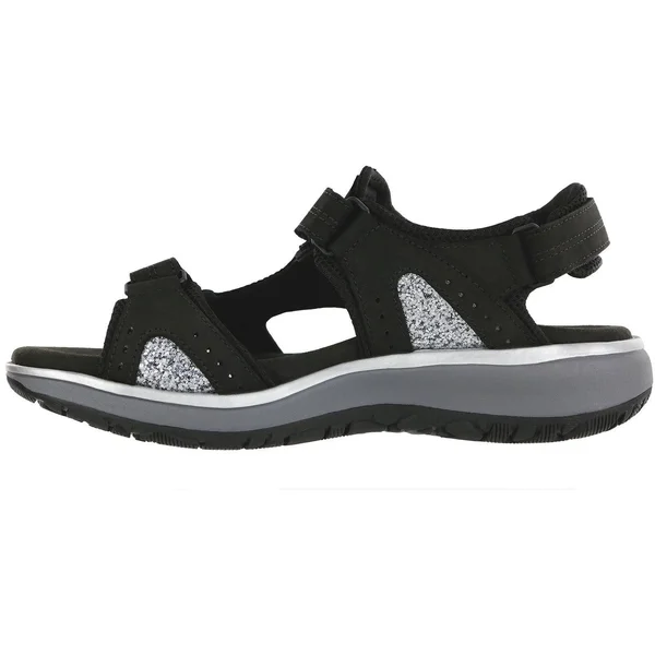 SAS Embark - Women's Adjustable Sandal - Nero 12 Narrow