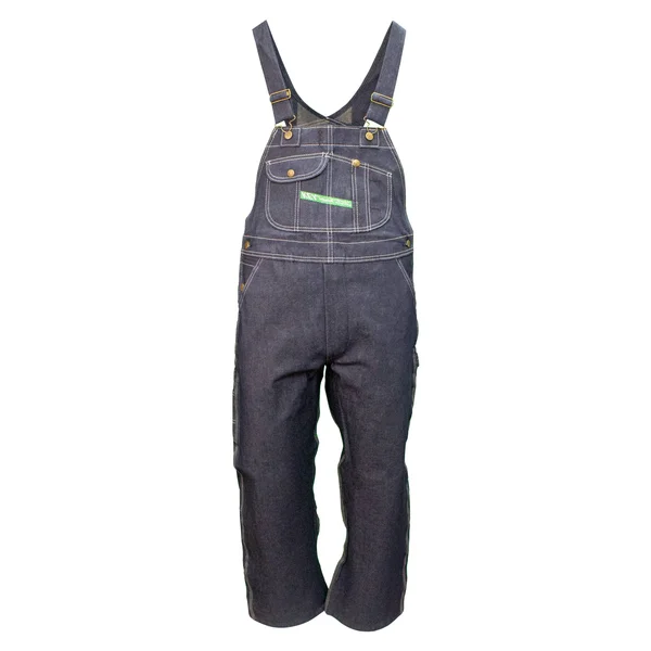 Men's Key Bib Indigo Denim Firm Hand Zipper Fly Overall