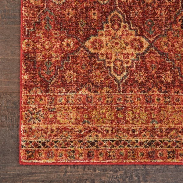 Nourison Vintage Tradition VGT03 Brick Area Rug - 7&10x22 x 9&10x22