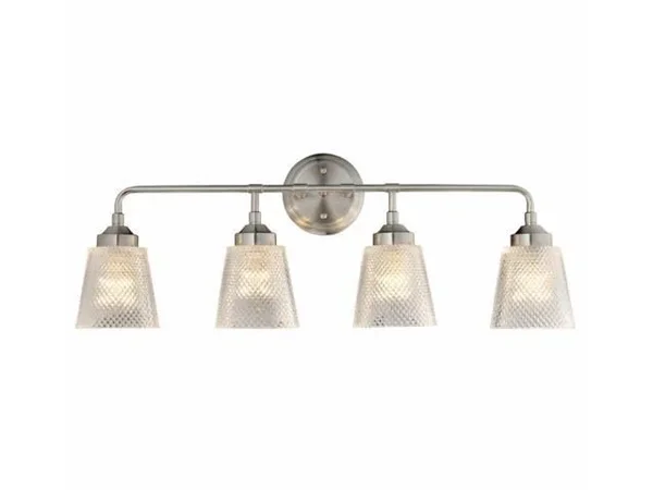 Varaluz 312B04 Westport 29x22 Bathroom Light - Nickel