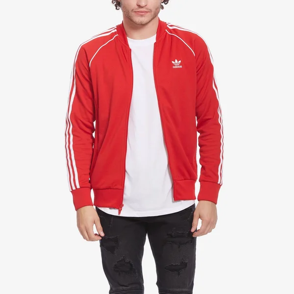 Adidas Men's Originals Superstar Track Jacket - Scarlet