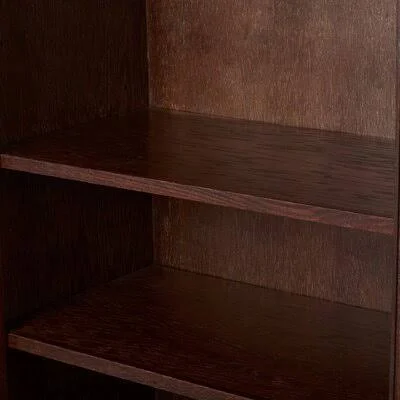 Glastonbury Standard Bookcase Loon Peak Size: 60x22 H x 28x22 W x 17.75x22 D - Color: Chocolate Mousse