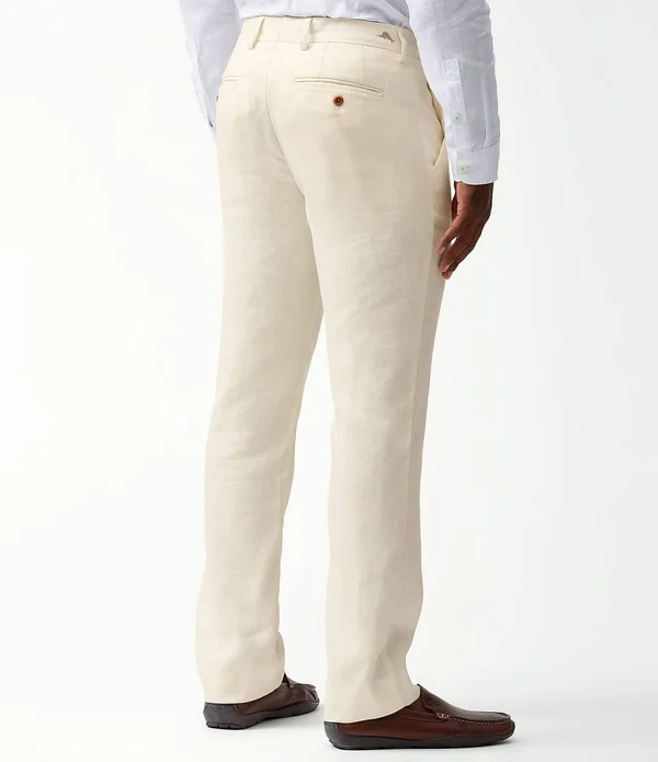 Tommy Bahama Mahalo Bay Flat-Front Pants - Mens, 40 34, Stone Khaki