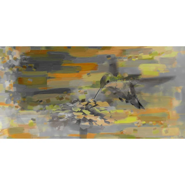 Parvez Taj Whirly Bird Art Print on Premium Canvas