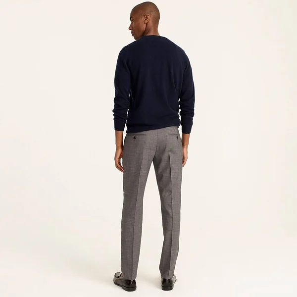 J.Crew Mens Ludlow Essential Slim-Fit Pant in Stretch Four-Season Wool (Size 34x34)
