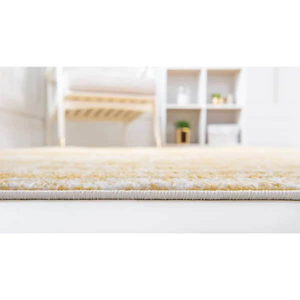 Unique Loom Yellow 9 ft. x 12 ft. Bromley Area Rug