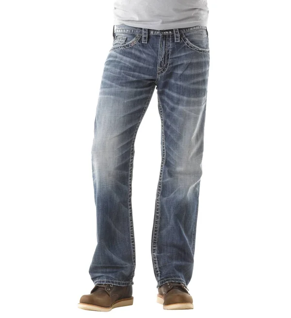 Silver Jeans Co. Men's Zac Relaxed Fit Straight Leg Jeans