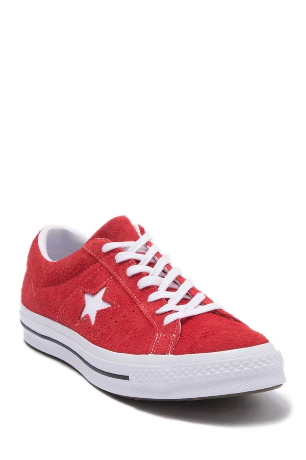 Converse One Star Ox Men's Shoes Red-White 158434C - 11.5