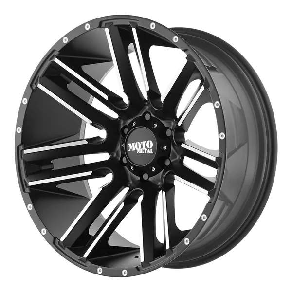 Moto Metal MO978 Razor Machined Black 22x12 8x180 -44mm (MO97822288544N)