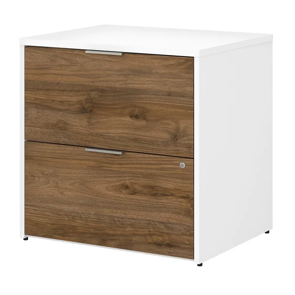 Bush Business Furniture Jamestown 2 Drawer Lateral File Cabinet - Assembled - Storm Gray
