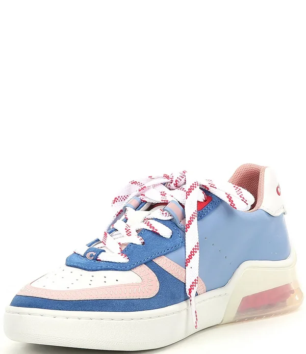 Coach Women's Citysole Court Sneakers - Optic White/ Lilac