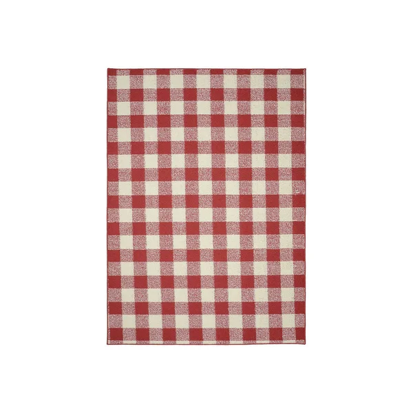 Garland Rug Country Living 7 ft. x 10 ft. Area Rug Chili Red/Ivory, Beige