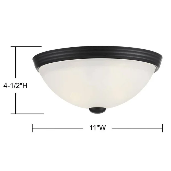 Savoy House 6-780-11-BK Black Flush Mount