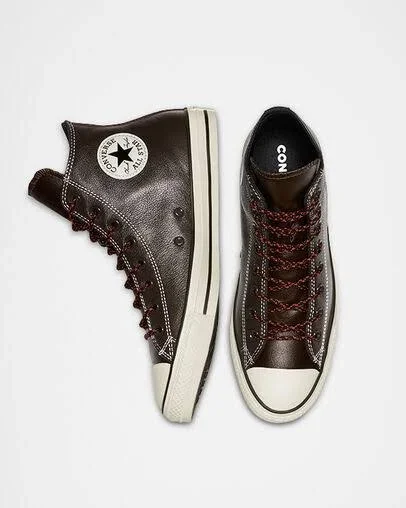 Converse Tumbled Leather Chuck Taylor All Star - Brown