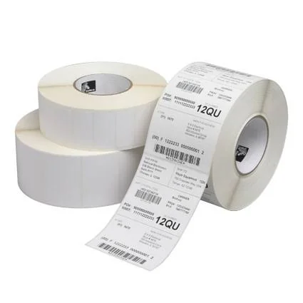 4 in x 6 in Zebra Thermal TRANSFER Z-Perform 2000T Floodcoated Paper LABEL; 3 in Core; 1000 Labels/Roll; 4 Rolls/Carton - 185 Wh