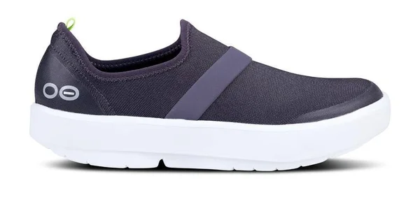 OOFOS OOmg Low Fibre (White/Navy) Women's Shoes