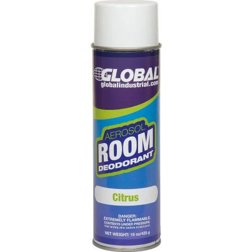 Global Industrial Air Freshener - Citrus 15 oz. Can, 12 Refills/Case