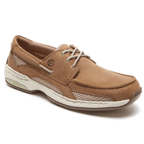 Dunham Men's Captain Boat Shoe Tan - 11.5, 2E