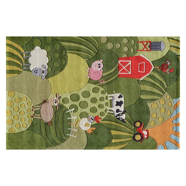 Momeni Lil Mo Whimsy Area Rug - Grass, 2& x 3&