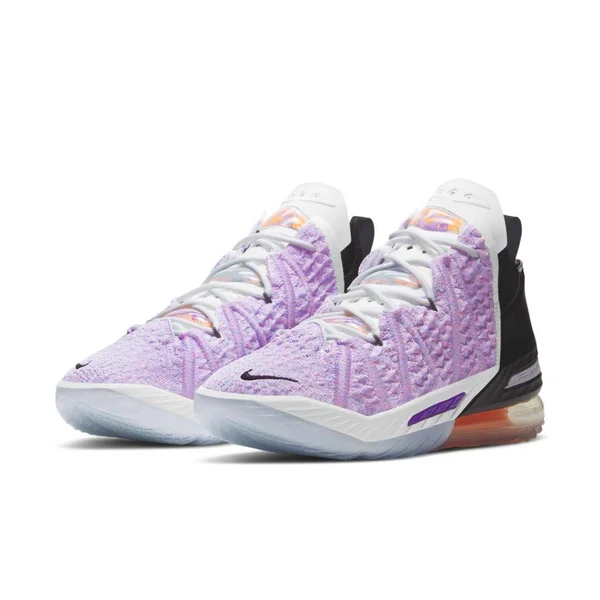 Lebron 18 Blue Multi Basketball Shoe