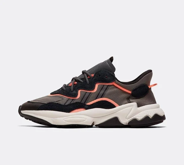 Adidas Originals Ozweego Black Signal Coral Grey ... - Size 4.5 Men