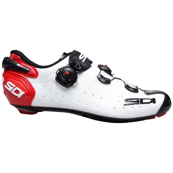 Sidi Wire 2 Carbon Cycling Shoe - White/Black/Red - 44.5