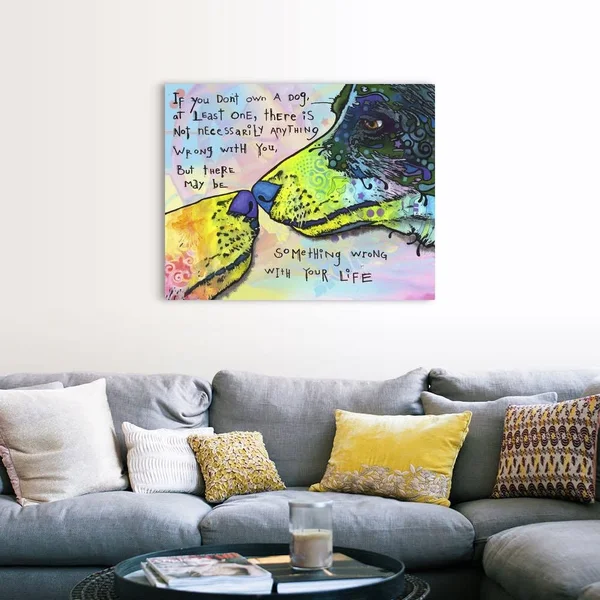 of Life and Dog, Canvas Wall Art, 45x36, Great Big Canvas