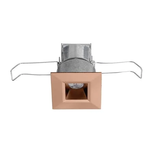 Juno MD1LG2 Sq 03LM 35K 80CRI fl BZ Recessed Lighting 2-1/4x22 Mini LED Square Downlight 3500K Flood Beam Spread - Bronze Finish