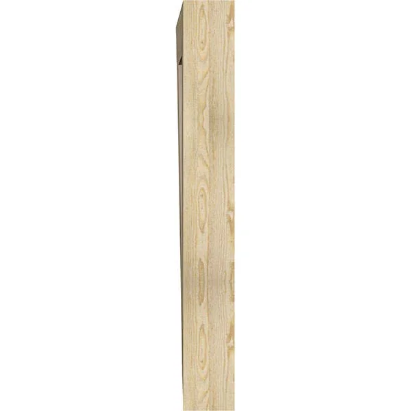 6x22W x 36x22D x 48x22H Thorton Traditional Rough Sawn BRACKET, Douglas Fir