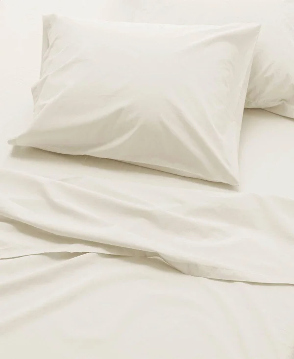 Welhome Super Soft Washed Sheet Set - Platinum - Queen