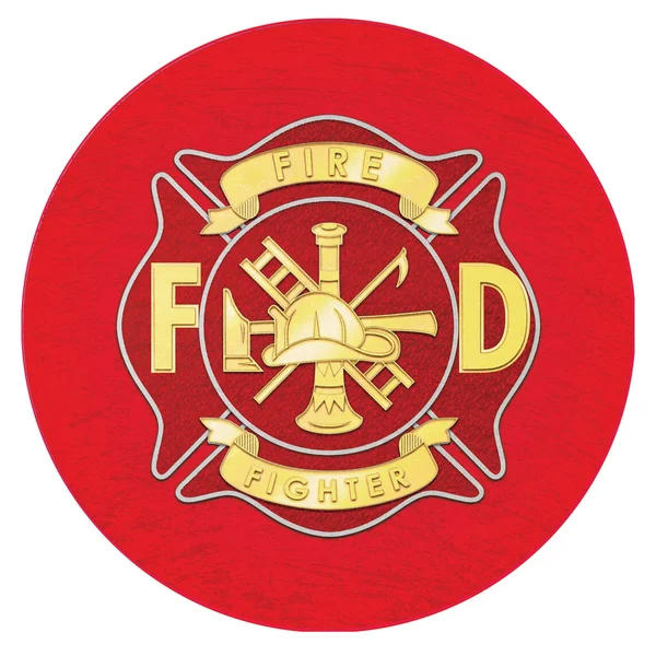 Trademark Fire Fighter Padded Bar Stool with Back